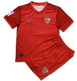 23-24 Sevilla FC Away Set.Jersey & Short High Quality