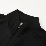 23-24 Juventus FC (black) Jacket Adult Sweater tracksuit set