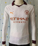 Long sleeve 23-24 Manchester City Away Player Version Thailand Quality