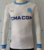 Long sleeve 23-24 Marseille home Player Version Thailand Quality