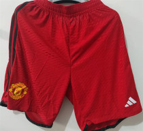23-24 Manchester United (Player Version) Soccer shorts Thailand Quality
