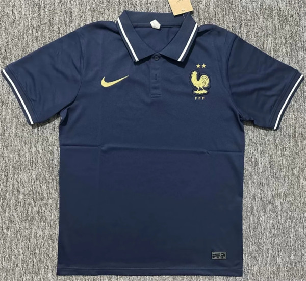 23-24 France Polo Jersey Thailand Quality