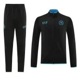 23-24 SSC Napoli (black) Jacket Adult Sweater tracksuit set