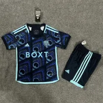 Kids kit 23-24 Leeds United Away (BOXT) Thailand Quality