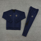 23-24 Paris Saint-Germain (royal blue) Jacket Sweater tracksuit set