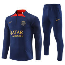 Player Version 23-24 Paris Saint-Germain (royal blue) Adult Sweater tracksuit set