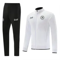 23-24 SSC Napoli (white) Jacket Adult Sweater tracksuit set