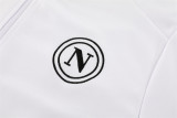 23-24 SSC Napoli (white) Jacket Adult Sweater tracksuit set
