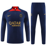 23-24 Paris Saint-Germain (royal blue) Adult Sweater tracksuit set