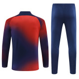 23-24 Paris Saint-Germain (Red and Blue) Adult Sweater tracksuit set