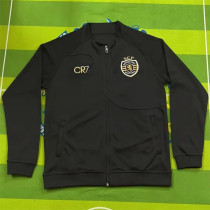 23-24 Sporting Lisbon CR7 (black) jacket adult sportswear top