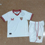 Kids kit 23-24 Sevilla FC home Thailand Quality