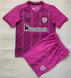 Kids kit 23-24 Athletic Bilbao (Goalkeeper) Thailand Quality
