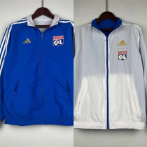 23-24 Olympique Lyonnais (two-sided) Windbreaker Soccer Jacket