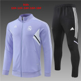 Young 22-23 Real Madrid (purple) Jacket Sweater tracksuit set