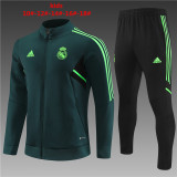 Young 22-23 Real Madrid (cyan) Jacket Sweater tracksuit set