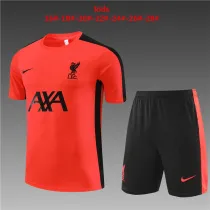 Kids kit 23-24 Liverpool (Training clothes) Thailand Quality