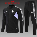 Young 22-23 Real Madrid (black) Jacket Sweater tracksuit set