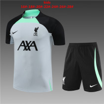 Kids kit 23-24 Liverpool (Training clothes) Thailand Quality