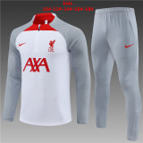 Player Version Young 22-23Liverpool (white) Sweater tracksuit set