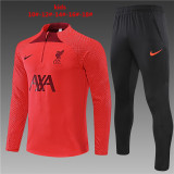 Player Version Young 22-23Liverpool (orange red) Sweater tracksuit set