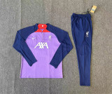 Player Version Young 23-24 Liverpool (purple) Sweater tracksuit set