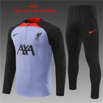 Player Version Young 22-23Liverpool (purple) Sweater tracksuit set