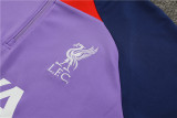 23-24 Liverpool (purple) Adult Sweater tracksuit set