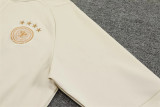 23-24 Germany (Beige) Sweater and Hat Set Training Jersey Thai Quality