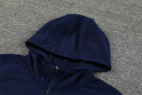 23-24 Brazil (sapphire blue) Sweater and Hat Set Training Jersey Thai Quality