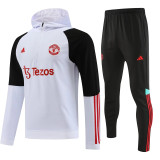 23-24 Manchester United (white) Sweater and Hat Set Training Jersey Thai Quality