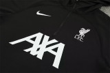 23-24 Liverpool (Black) Sweater and Hat Set Training Jersey Thai Quality