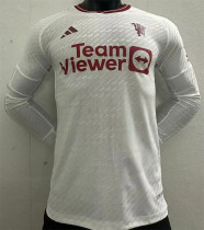 Long sleeve 23-24 Manchester United Third Away Player Version Thailand Quality