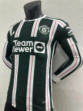 Long sleeve 23-24 Manchester United Away Player Version Thailand Quality