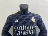 Long sleeve 23-24 Real Madrid Away Player Version Thailand Quality