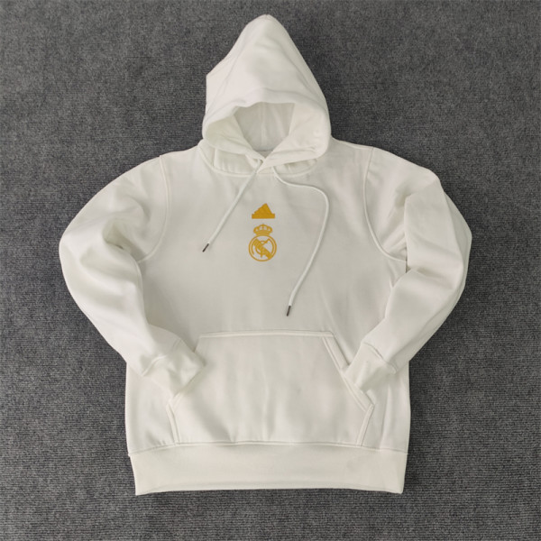 23-24 Real Madrid (White) Fleece Adult Sweater tracksuit
