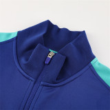 23-24 Brazil (blue) Jacket Adult Sweater tracksuit set