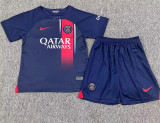 Kids kit 23-24 Paris Saint-Germain home (O.DEMBELE 10#) Thailand Quality