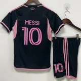Kids kit 23-24 Inter Miami CF Away (MESSI 10#) Thailand Quality