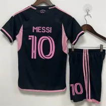 Kids kit 23-24 Inter Miami CF Away (MESSI 10#) Thailand Quality