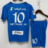 Kids kit 23-24 Al-Hilal Saudi FC home (NEYMAR JR 10#) Thailand Quality