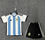 Kids kit 2022 Argentina home (MESSI 10#) Thailand Quality