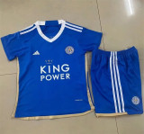 Kids kit 23-24 Leicester City home Thailand Quality