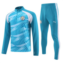 23-24 Manchester City (printing) Adult Sweater tracksuit set
