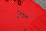 23-24 Paris Saint-Germain (red) Sweater and Hat Set Training Jersey Thai Quality