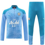 Player Version 23-24 Manchester City (blue) Adult Sweater tracksuit set