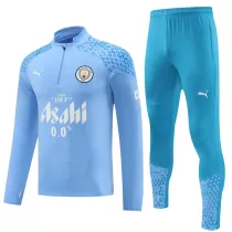 23-24 Manchester City (blue) Adult Sweater tracksuit set
