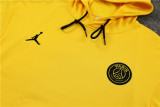 23-24 Paris Saint-Germain (yellow) Sweater and Hat Set Training Jersey Thai Quality