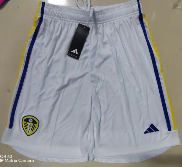 23-24 Leeds United home Soccer shorts Thailand Quality