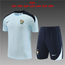 Kids kit 2023 France (Training clothes) Thailand Quality